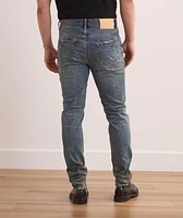 P001 Skinny Cracked Bronze Jeans