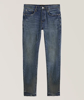 P001 Skinny Cracked Bronze Jeans