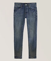 P001 Skinny Cracked Bronze Jeans