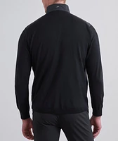 Hybrid Wool-Blend Zip-Up Sweater