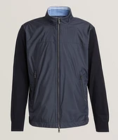 Hybrid Wool-Blend Zip-Up Sweater