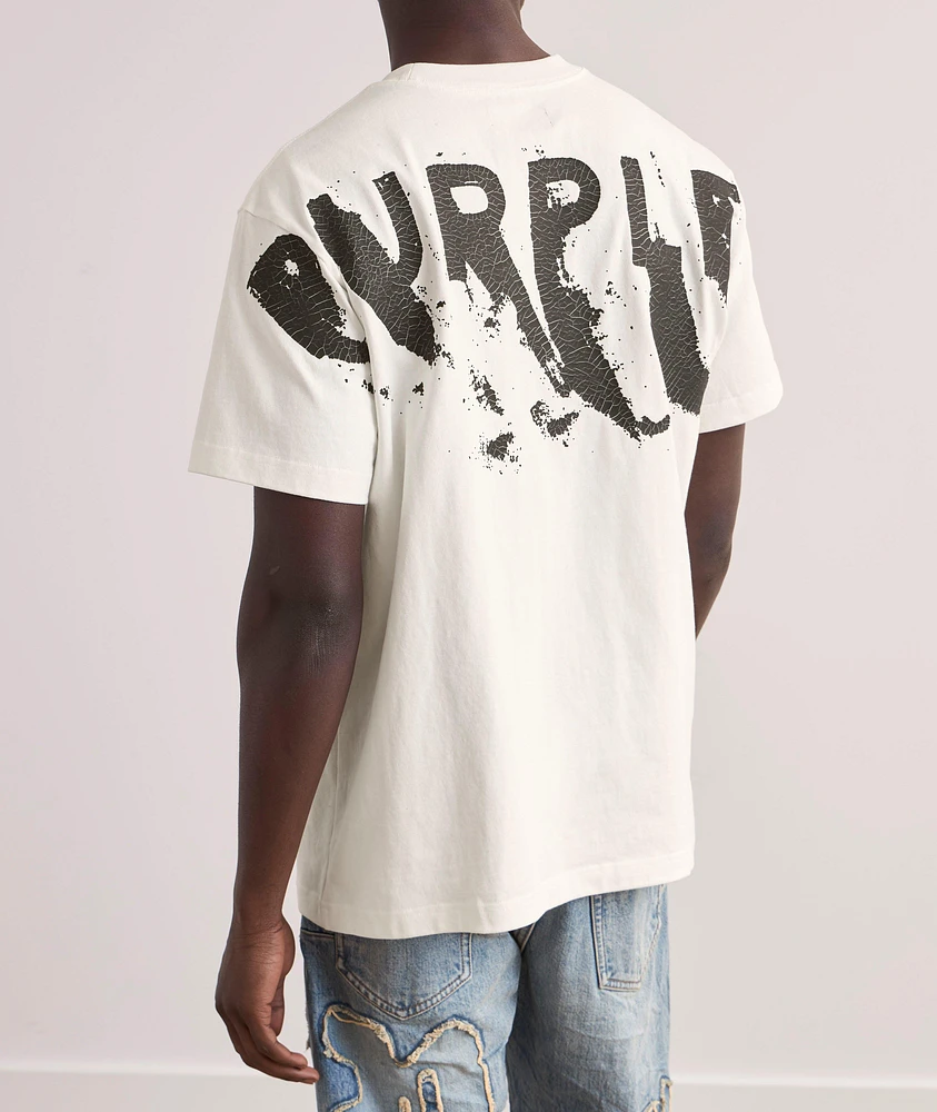 P117 Painted Wordmark Cotton T-Shirt