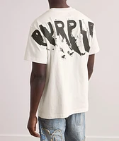 P117 Painted Wordmark Cotton T-Shirt