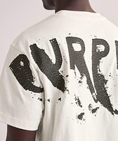 P117 Painted Wordmark Cotton T-Shirt