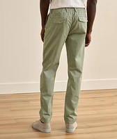 Stretch-Cotton Tapered Pants