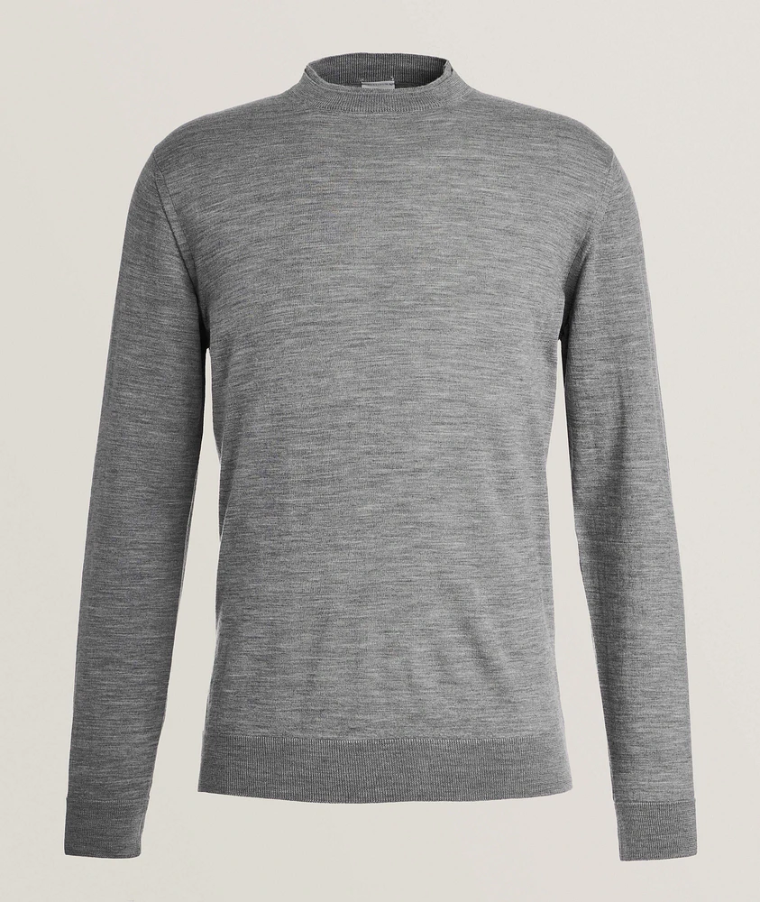 Wool Double-Layered Crewneck Sweater