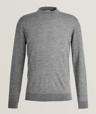 Wool Double-Layered Crewneck Sweater