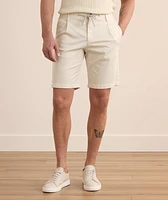 Drawstring Stretch-Cotton Chino Shorts