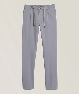 Stretch-Cotton Jogger Pants