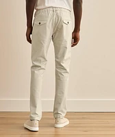 Super Stretch-Cotton Tapered Pants