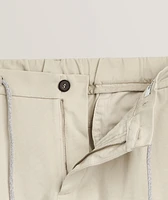 Super Stretch-Cotton Tapered Pants