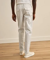 Stretch-Cotton Tapered Pants