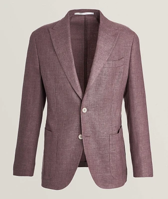 Linen-Wool-Silk Blend Sport Jacket