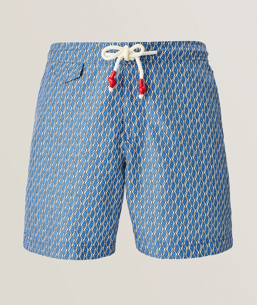 Standard Terrazzo Geometric-Print Swim Shorts