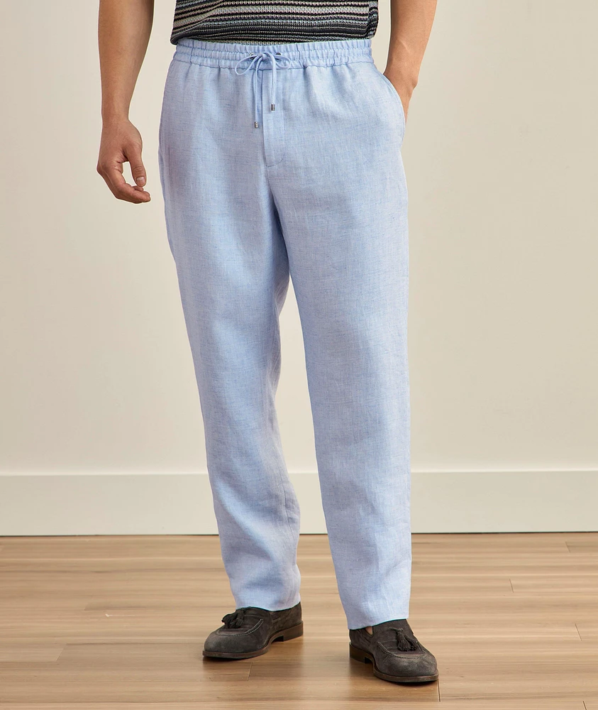 Linen Drawstring Pants
