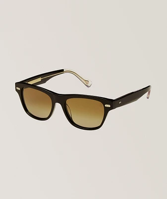 Sartorial Sunset Acetate Round Sunglasses 