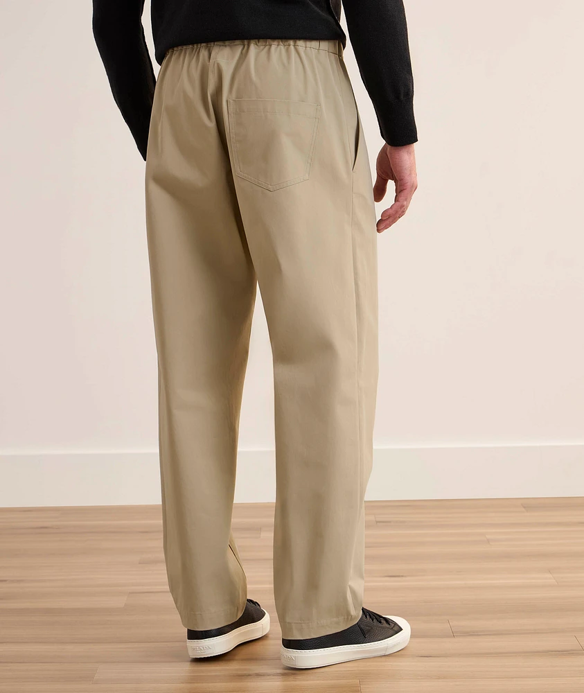 Drawstring Cotton Pants