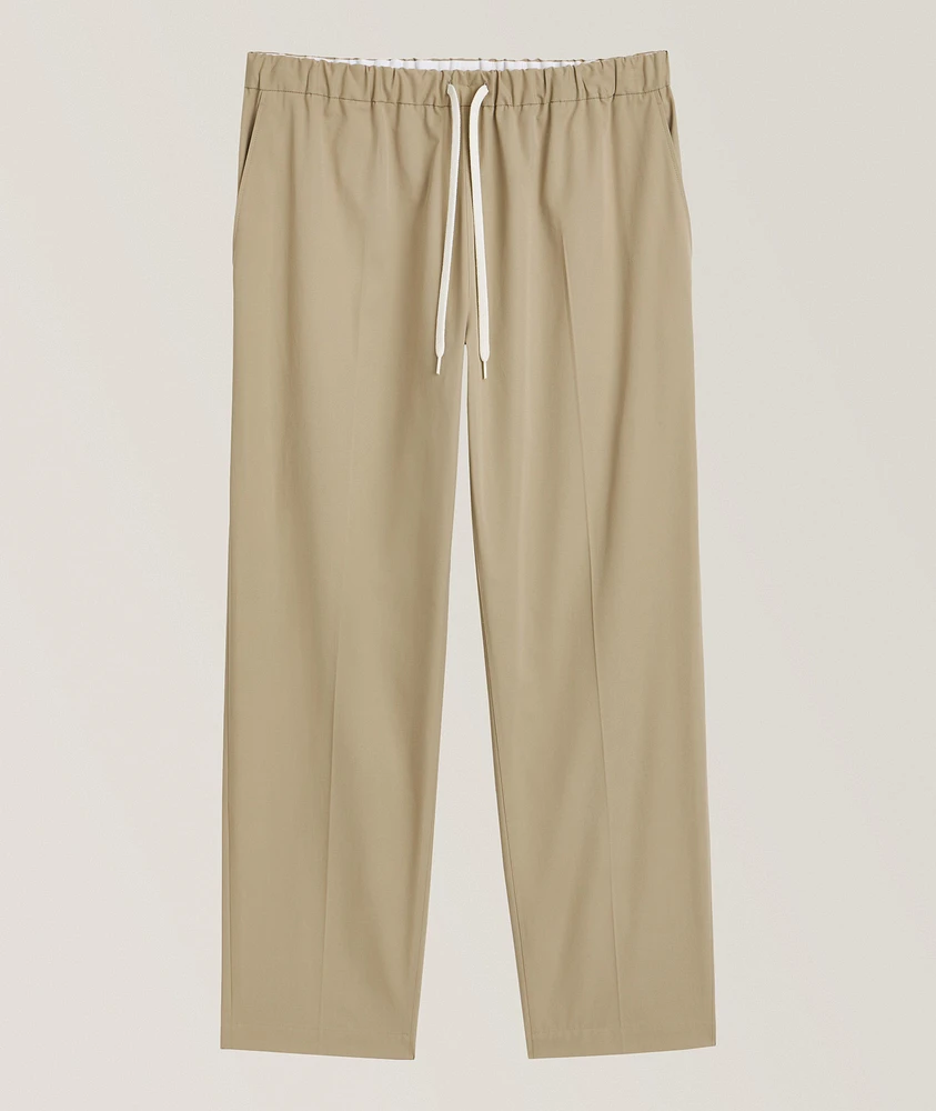 Drawstring Cotton Pants