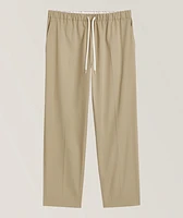 Drawstring Cotton Pants
