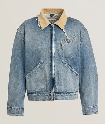 Distressed Denim Jacket