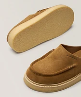 Suede Mules