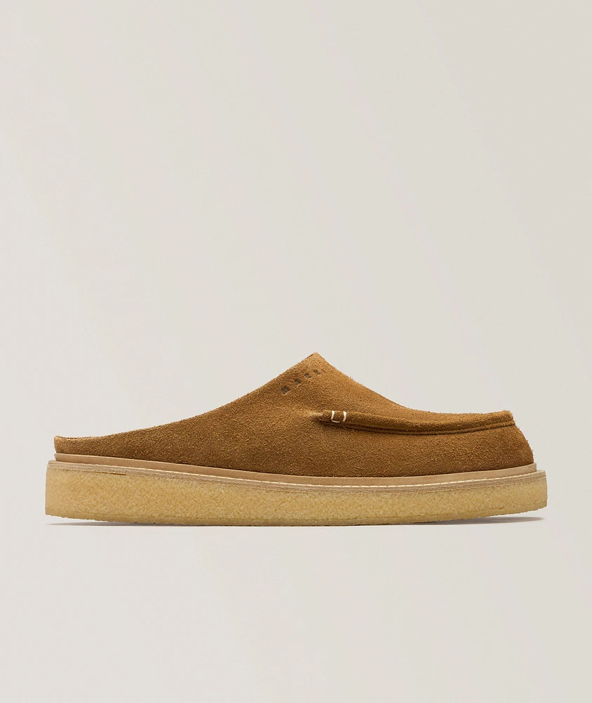 Suede Mules