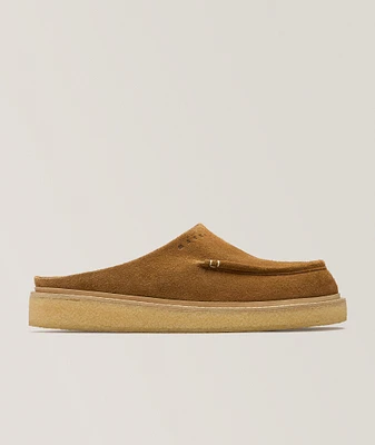 Suede Mules