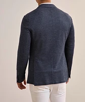 Linen-Cotton Jersey Sport Jacket