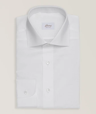 William Cotton-Linen Dress Shirt