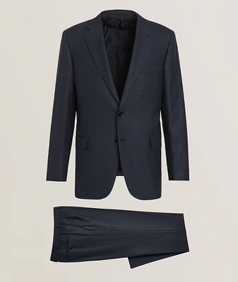 Brunico Micro-Check Wool Suit
