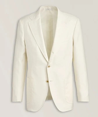 Amalfi Twill Silk-Cashmere-Linen Sport Jacket