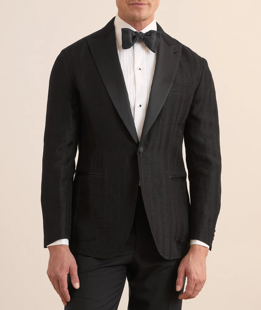 Wave Cotton-Blend Tuxedo Jacket