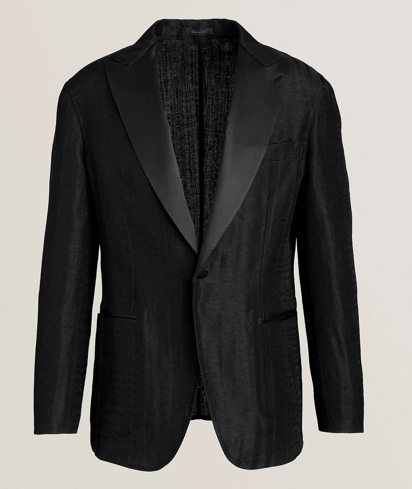 Wave Cotton-Blend Tuxedo Jacket