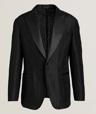 Wave Cotton-Blend Tuxedo Jacket