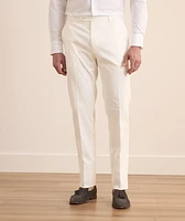 Gabardine Cotton-Stretch Tapered Pants
