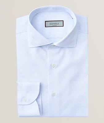 Impeccable Micro-Print Dress Shirt