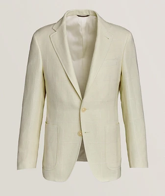 Kei Textured Windowpane Sport Jacket