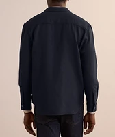 Nuvola Dobby-Textured Wool-Blend Overshirt