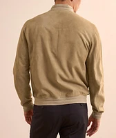 Nuvola Ultra-Soft Suede Bomber Jacket