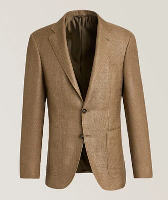 Kei Silk-Wool-Mohair Sport Jacket