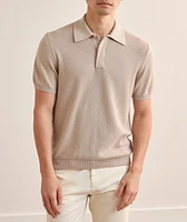 Cotton-Modal Micro-Textured Polo