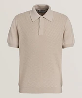 Cotton-Modal Micro-Textured Polo
