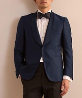 Jacquard Textured Shawl Tuxedo Jacket