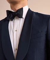Jacquard Textured Shawl Tuxedo Jacket