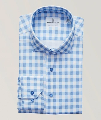 Byron Gingham Check 4Flex Dress Shirt