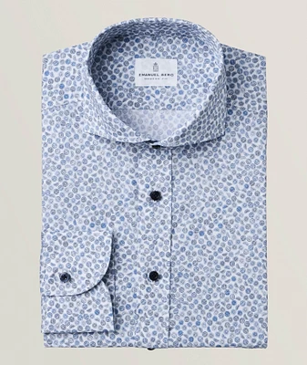 Marseille Printed Stretch-Cotton Dress Shirt