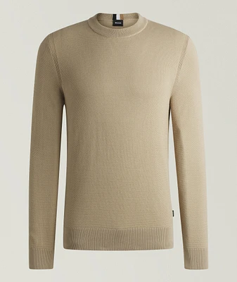 Ecaio Micro-Structured Cotton Sweater