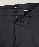 Kane Micro-Patterned Stretch-Cotton Pants