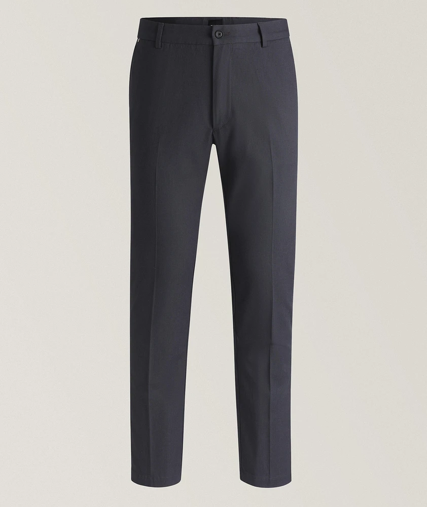 Kane Micro-Patterned Stretch-Cotton Pants