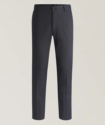 Kane Micro-Patterned Stretch-Cotton Pants
